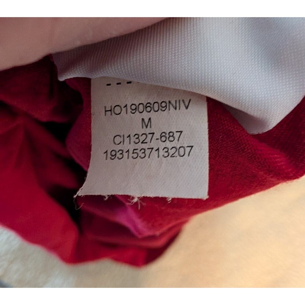 Nike Air T Shirt 85 Jordan 1 Chicago Sneakers Holiday Christmas Red Tee Medium - Picture 6 of 7